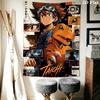 Digimon Heroes Epic Battles Await Tapestry Fashion Print Background Cloth Wall Covering Decoration Atmospheric Background Cloth Home Decor
