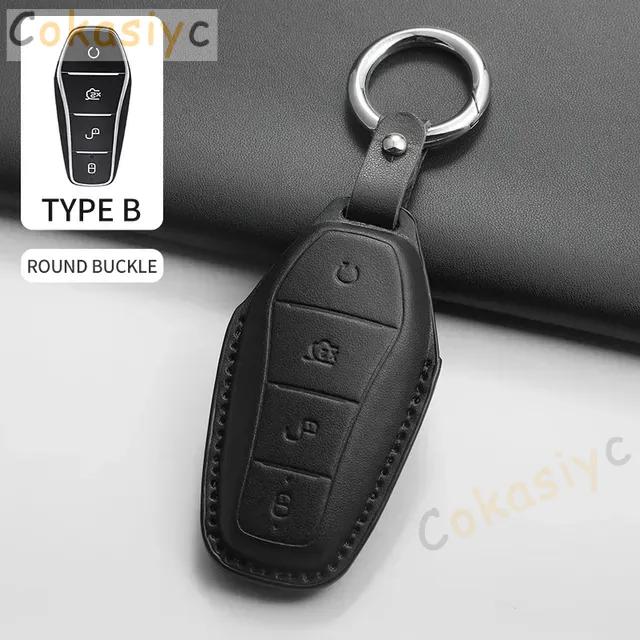 Car Remote Key Case Cover Shell For BYD Song Plus Atto 3 Han EV Tang DM Qin Seal Dolphin Keyless Auto Key Fob Car Accessories