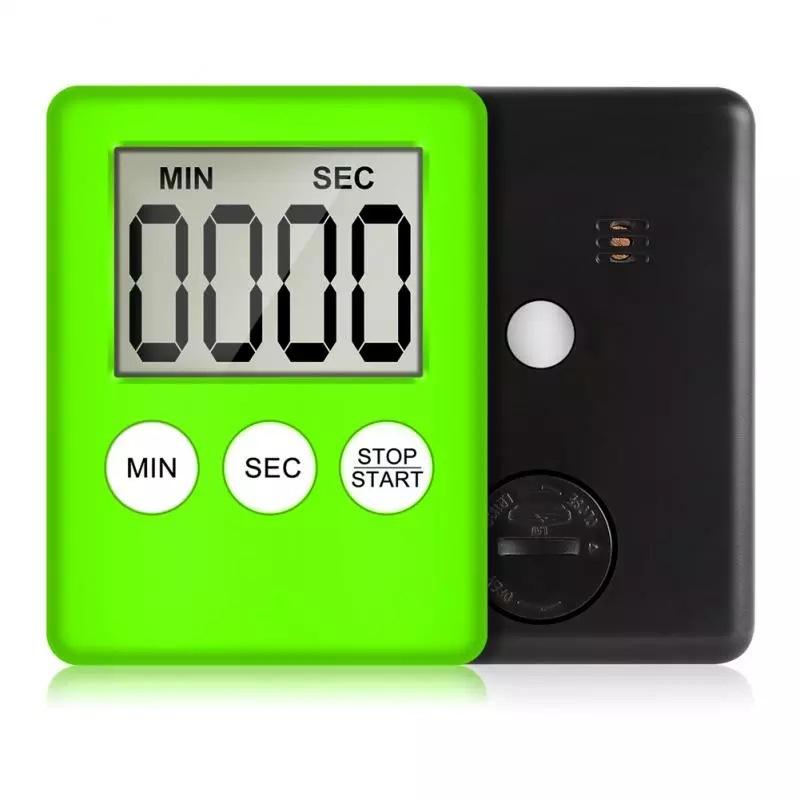 Magnetic Digital Kitchen Cooking Timer Multicolor Countdown Alarm Clock For Student Study Cooking Baking Time Management