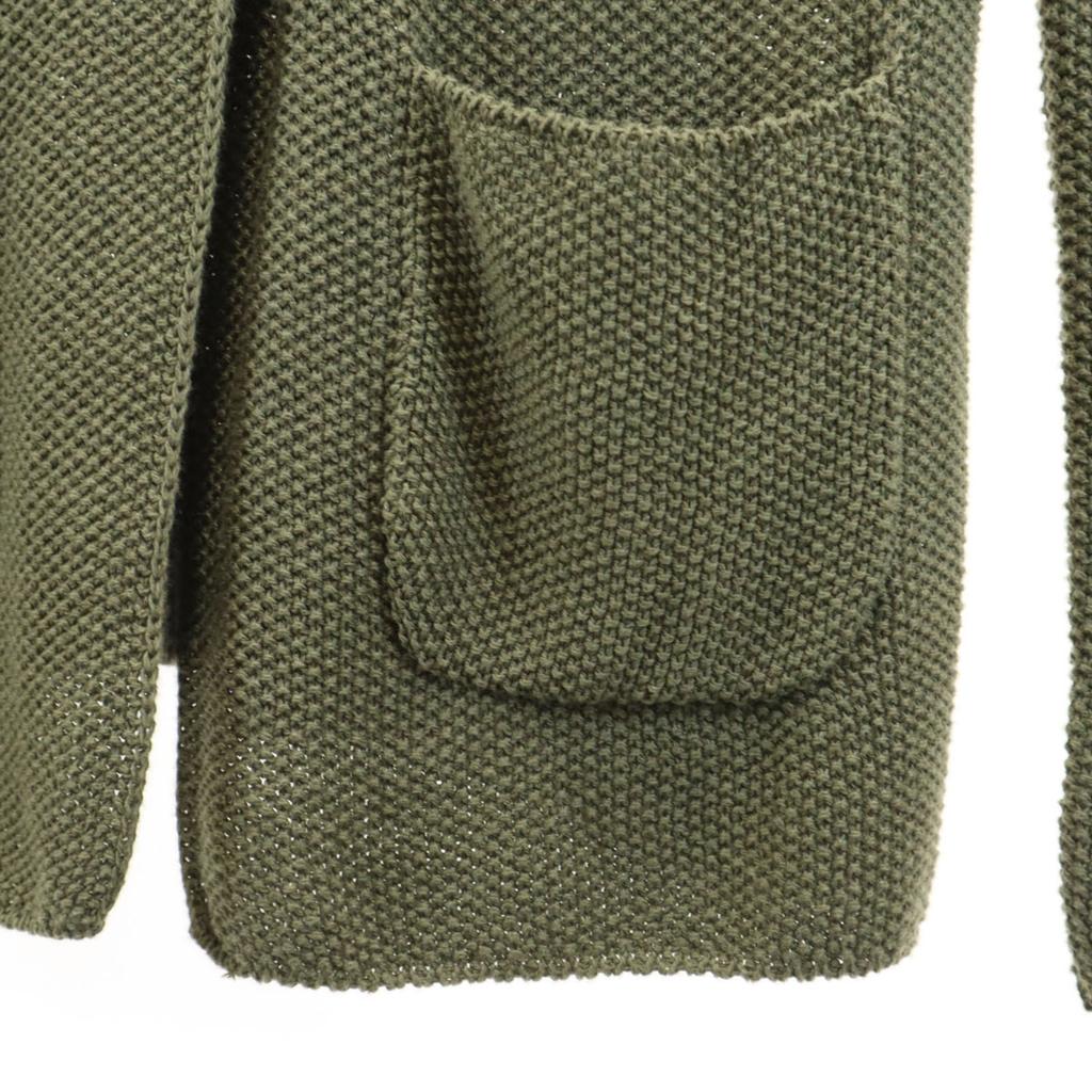 MAX&CO Long Sleeve Knit Cardigan S Khaki Women Used