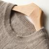 Women Sweater Dress 100% Wool MODERN NEW SAGA O-neck Knit Long Pullover Winter Jumpers Wool Long Dress Female