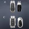 Bilnyckelfodral i zinklegering för Mercedes Benz ESG-klass GLC CLE CLA GLB GLS W177 W205 W213 W222 X167 AMG E200 E260 Skalfob