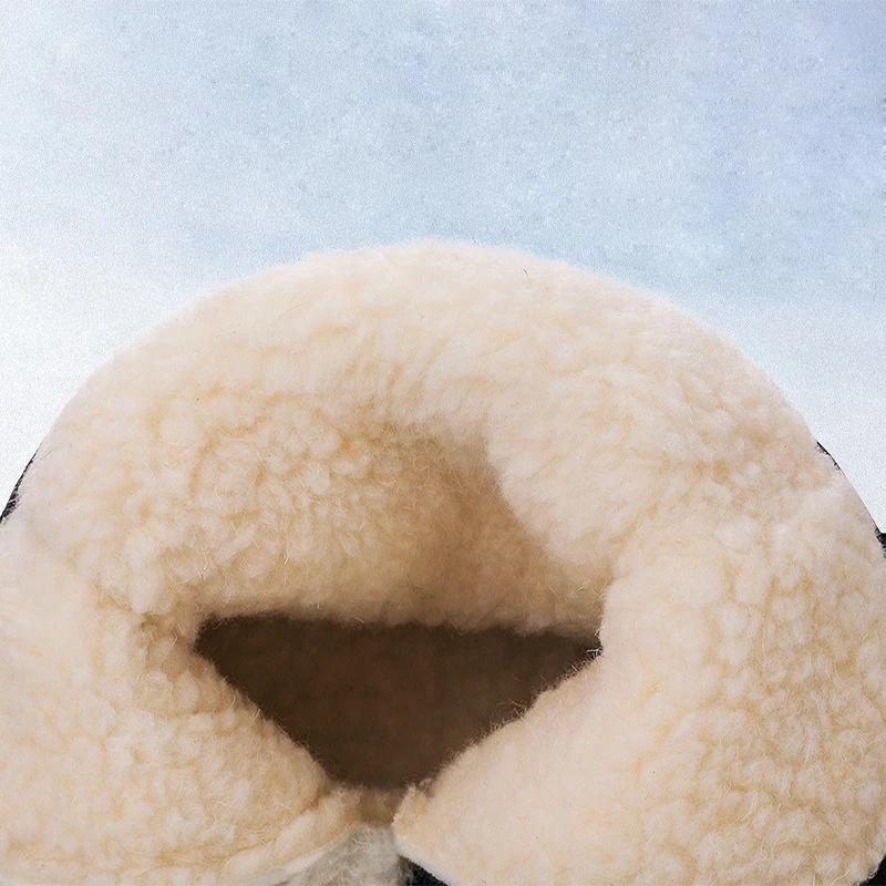 Pánské sněhule Platformové boty Kotníkové Plyšové Teplé Zesílené Zimní boty Pánské Nové Pohodlné Protiskluzové Venkovní Kotníkové boty Dámské boty