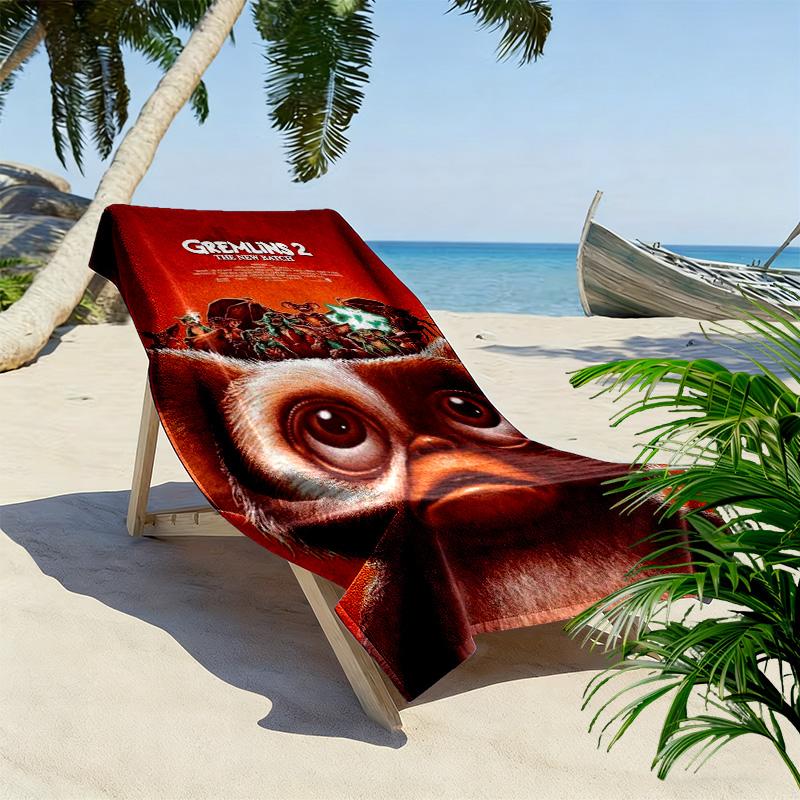 Gremlins 35th Anniversary: Chaos Unwrapped beach towel Beach towel for vacation photos Outdoor camping seaside Outdoor pool towel
