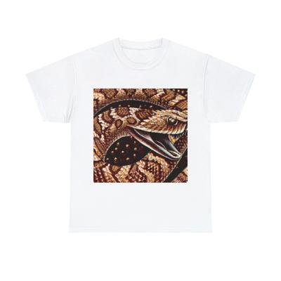 Vintage Retro Style Snake T Shirt Unisex Adult Art Tee Western Animal Streetwear
