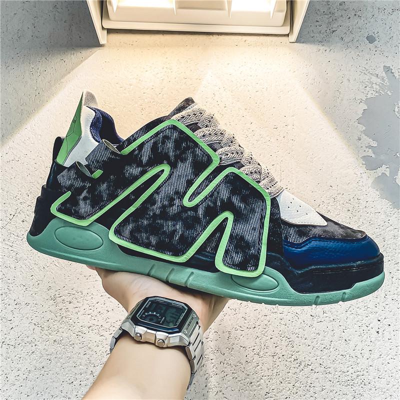 Luxusní boty pro muže Nové robustní vulkanizované punkové boty Tenisky Muži Dobrá kvalita Street Style Sportovní Tenisky na běhání Muži Board