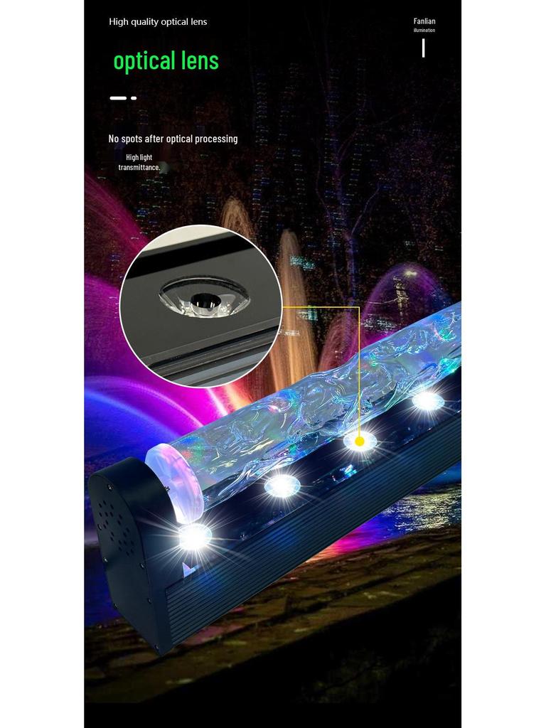 Dynamic Ripple Wall Washer LED Light for Bars, Restaurants, and Shops