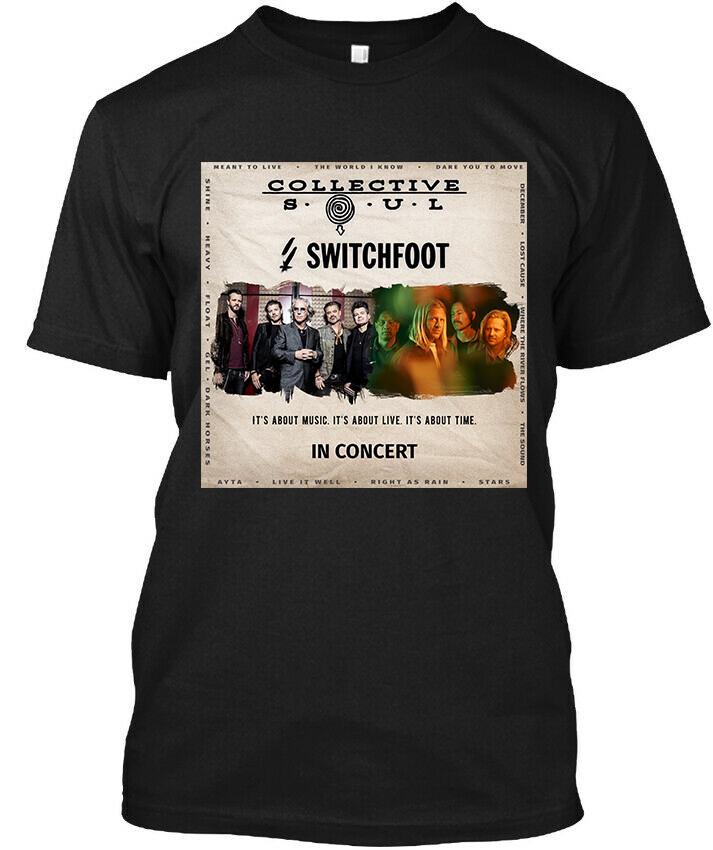 NEW! Popular Collective Soul Switchfoot In American Graphic T-Shirt Size S-4XL Unisex T-Shirt S