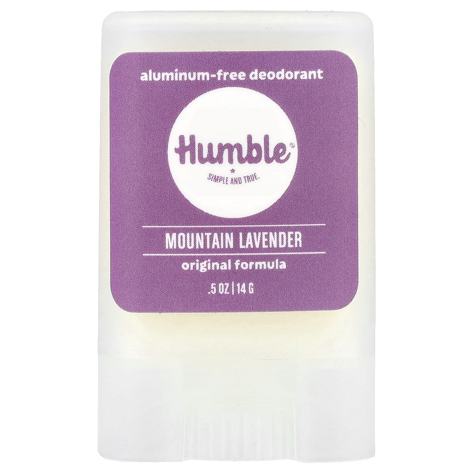 

Humble Brands, Aluminum-Free Deodorant, Mountain Lavender, 0.5 oz (14 g)