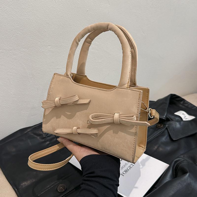 Stylish Korean Inspired Mini Square Handbag For Women Chic Pu Fashion Tote Bag