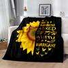 1pc Sunflower Field Bloom blanket Soft and Warm for Sofa Office Camping Travel Livingroom Great Gift for Friends and Family Comfortable All Seasons