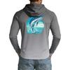 Men's UPF50+ Sun Protection Hoodie Long Sleeve Lightweight Stretch Outdoor Sports Shirt for Fishing Hiking Running
