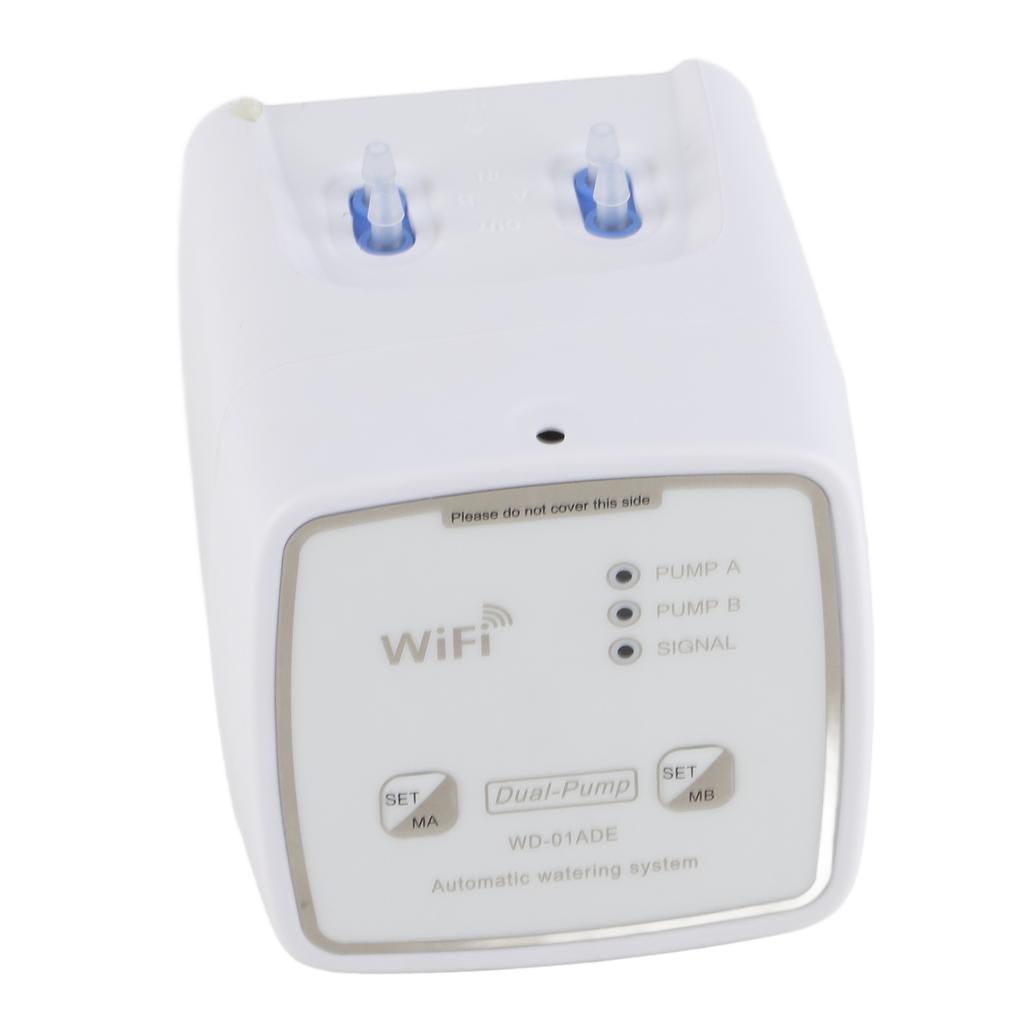 Inteligentny system nawadniania ogrodu WIFI z zegarem sterującym i systemem nawadniania kropelkowego 100?240 V Podwójna pompa UE