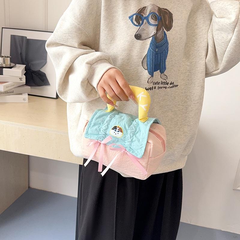 Toilet Bag - Hand-held Portable Storage Cartoon-shaped Storage Bag for Cosmetics Cute House-style Makeup Bag