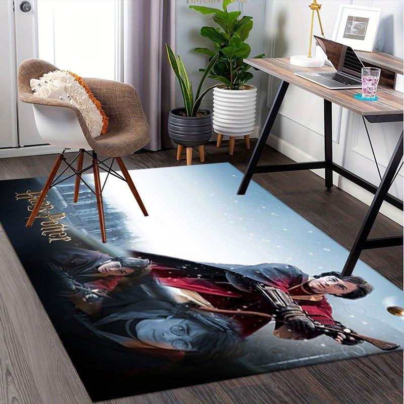 Harry Potter Quidditch Poster PrintOffice Mat Home Decor Gift For Halloween & Christmas LC100