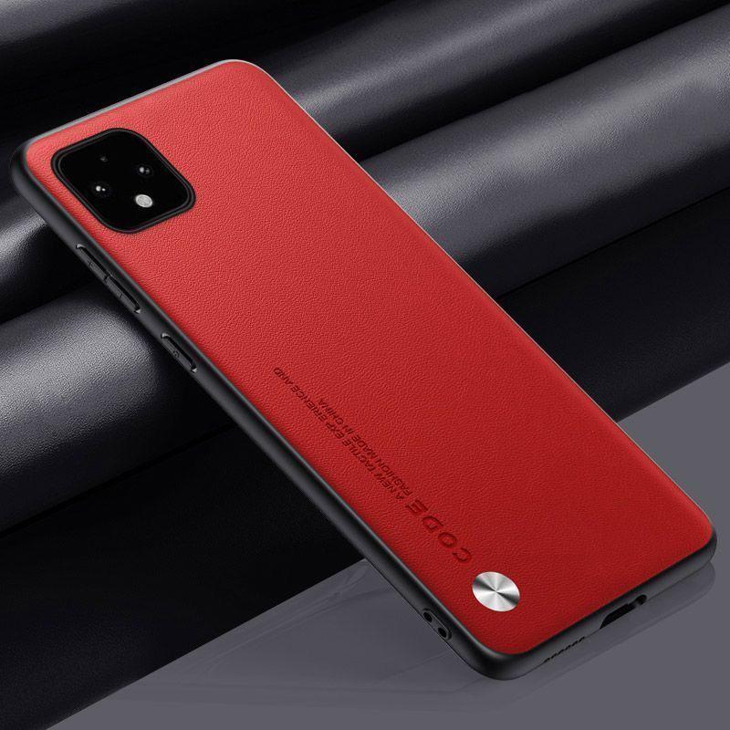 

Чехол из ПУ кожи для Google Pixel 4A 5A 6A 5 4 A 4G 5G XL 6 7A 7 Pro Задняя крышка Силиконовый Чехол для телефона с защитой всей камеры Pixel 7 красный
