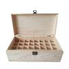 For doTERRA 32 Grids Essential Oil Natural Wood Box Aromatherapy Wooden Box Treasure Jewelry Storage Organizer Handmade Craft