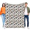 Cartoon Character Blanket Cozy Soft Bed Sofa Throw Lightweight Decorative Gift for Kids and Teens, Great for Home Decor, Warm Wi