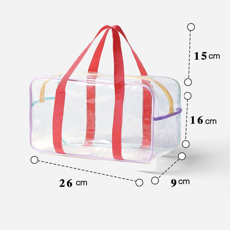 

Простая косметичка, сумка для хранения, прозрачная, большой вместимости, портативная, для путешествий