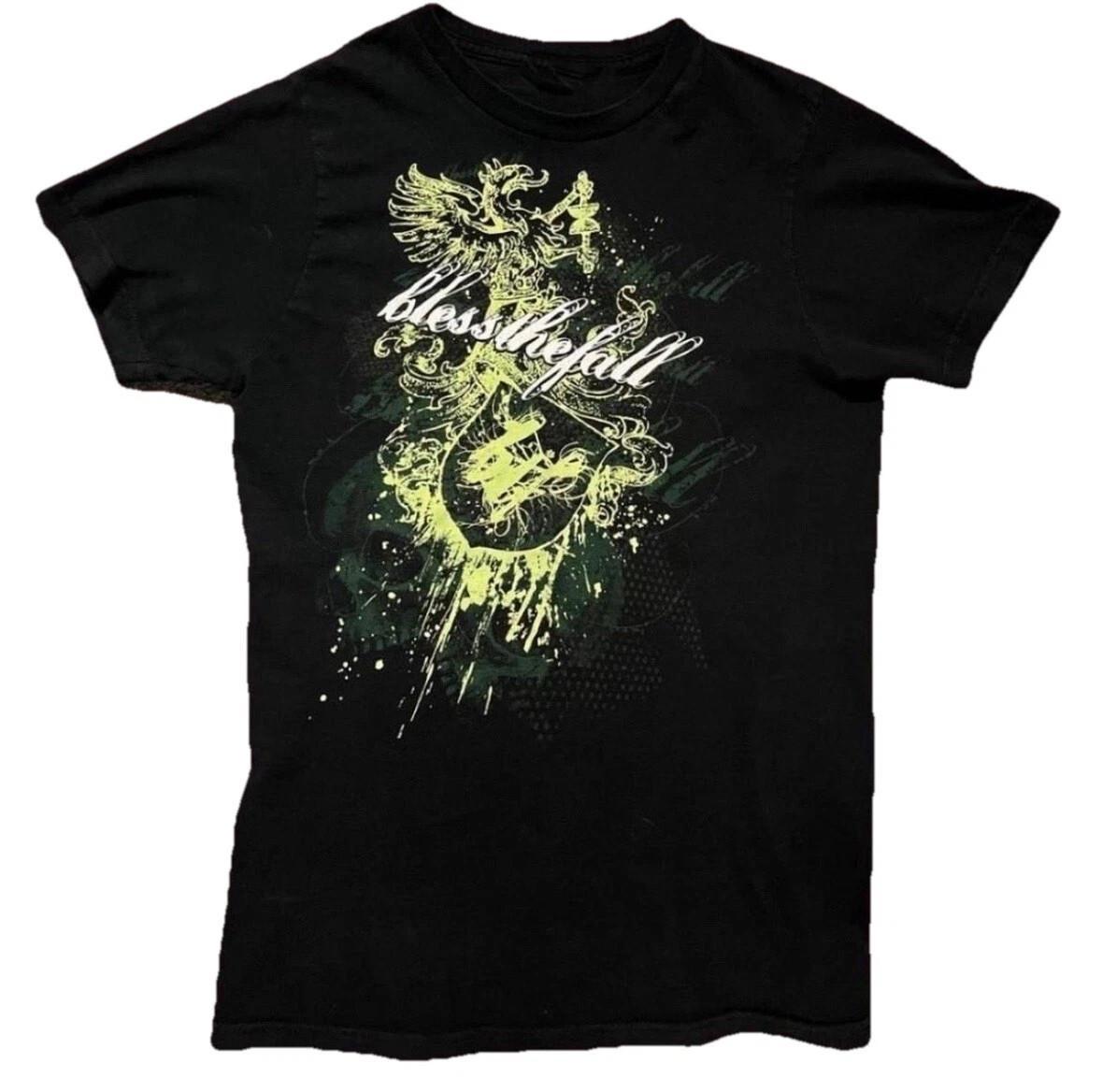 BlessTheFall Black Cotton All size S-5XL Gift For Fans T-shirt TU224 S
