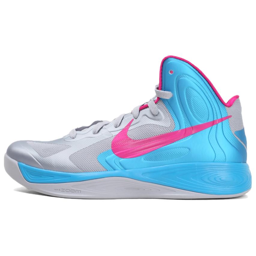 

Nike Zoom Hyperfuse Удобные Спортивные Баскетбольные Кроссовки Мужские Кроссовка Серый Синий 525018-002 42