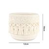 LMETJMA Macrame Makeup Organizer Boho Wicker Pencil Holder Makeup Brush Holder Organizer Comb Brushes Mini Storage Basket