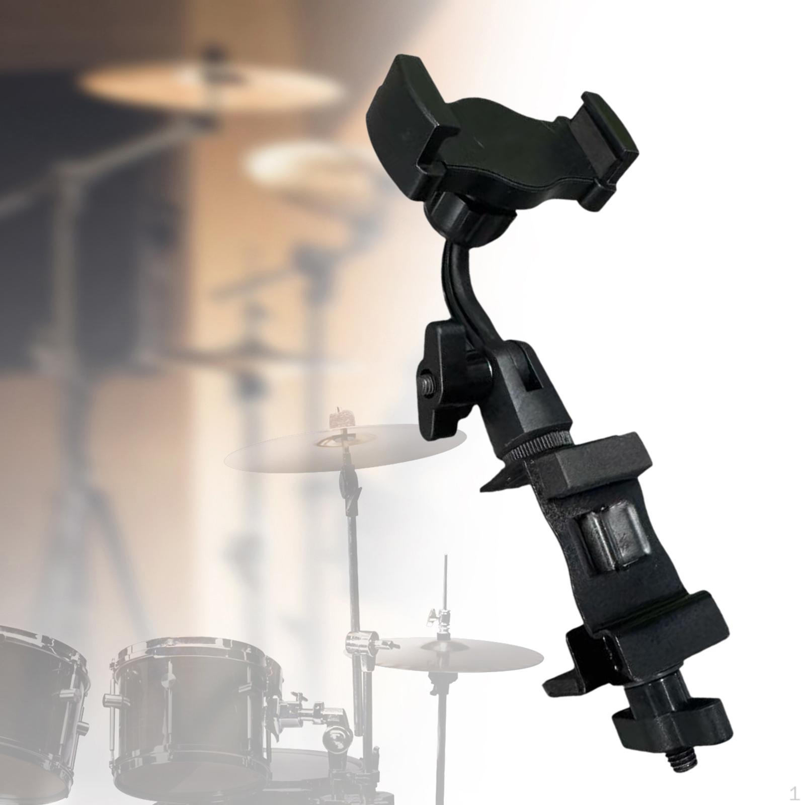 

African Drum Phone Holder Parts Convenient Easily Access Holding Practicing Versatile Adjustable Arm