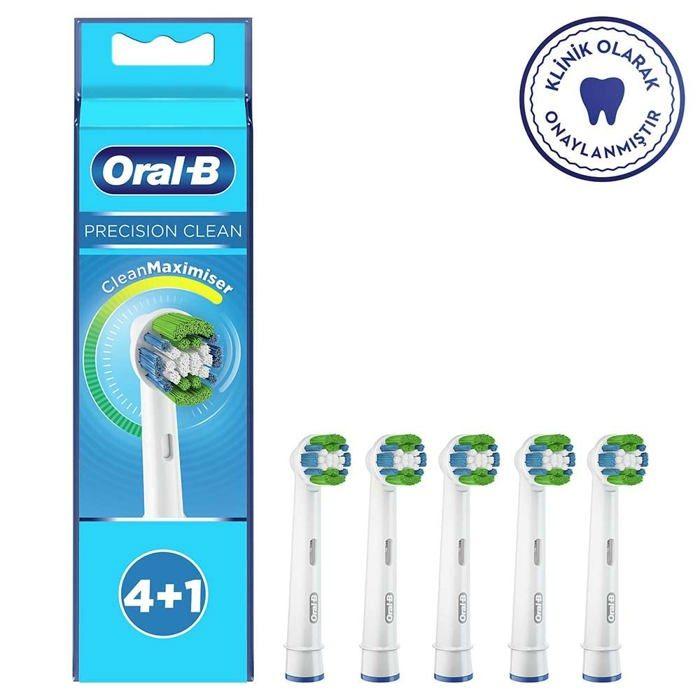 Brossettes De Rechange - Oral-B - Precision Clean - Technologie Cleanmaximizer - 4+1 Pièces