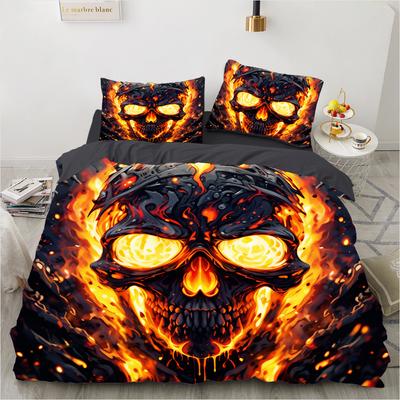 Home Textile 3D Printed Pattern Bedding (three-piece Set} Single Double Queen Quilt Cover Pillowcase Home