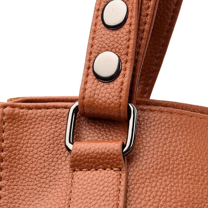 High Quality Women's Soft Suede Surface Leather Shoulder Crossbody Bag 2026 Tassel Handbag Large Capacity Ladies Tote Bag