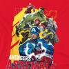 Marvel Rivals Unisex Adult Assemble Avengers T-Shirt