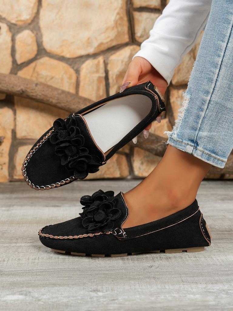Women's Fashion Casual Lofers Flat Shoes Ladies Autumn Elegant Butterfly-Knot Comfortable Shoes Women Soft Classic Office Shoes
