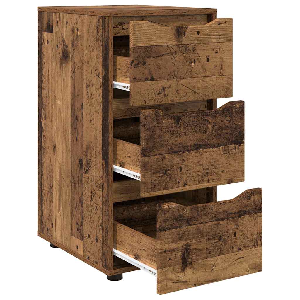 Storage Cabinet Reclaimed Wood Look 40 x 48 x 81 cm Engineered Wood