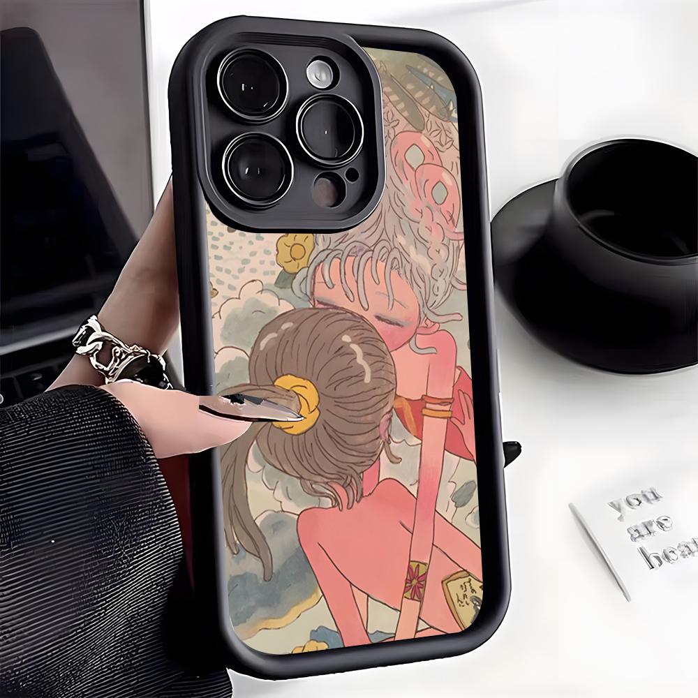 A-Aya T-Takano Kunst Handyhülle Für IPhone 17 Pro Max 16 15 14 Pro Max IPhone 13 Pro Max 11 Plus Silikonhülle