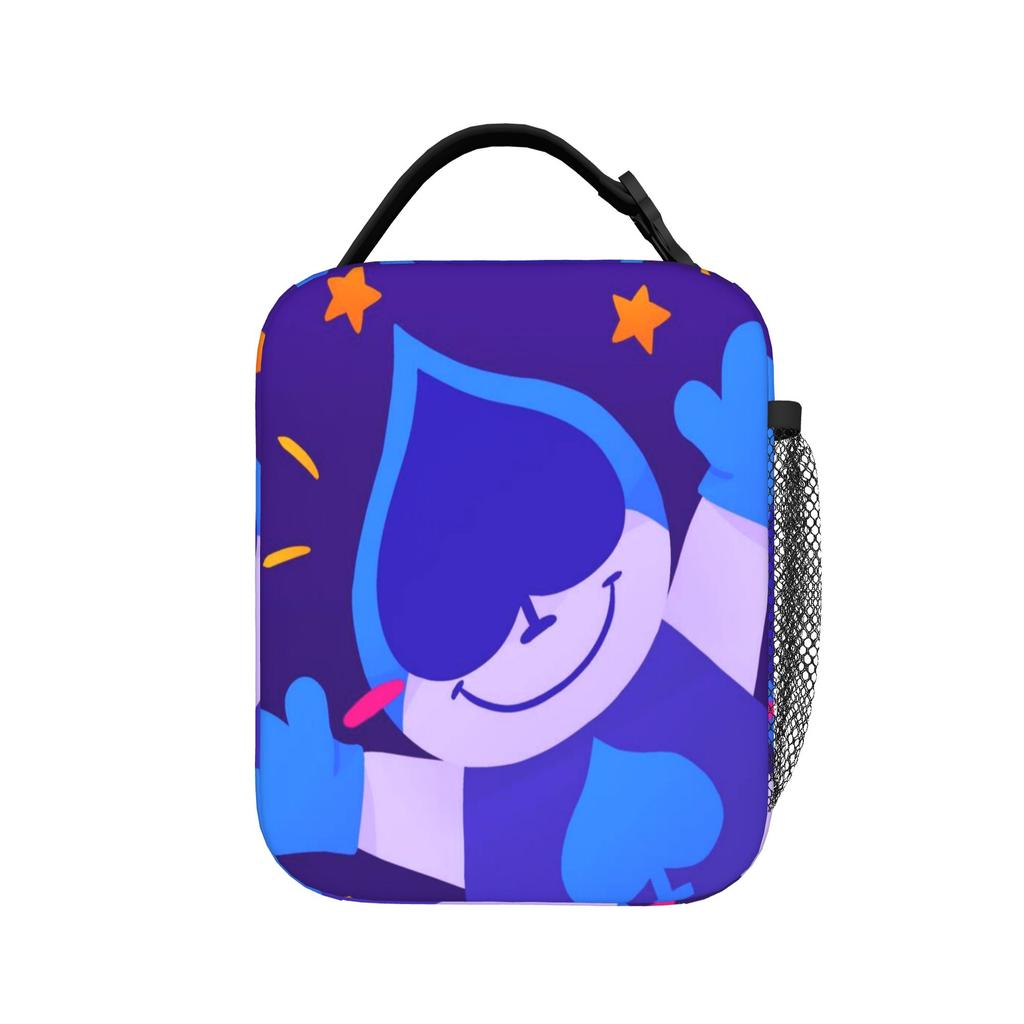  Lancer Face  Thermal Insulated Lunch Bags for Travel  Reusable Bento Box Men Women Cooler Thermal Lunch Box
