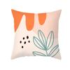 Ins Nordic Simple Abstract Morandi Pillow Cover Peach Skin Cushion Cover Office Sofa Cushion Cover