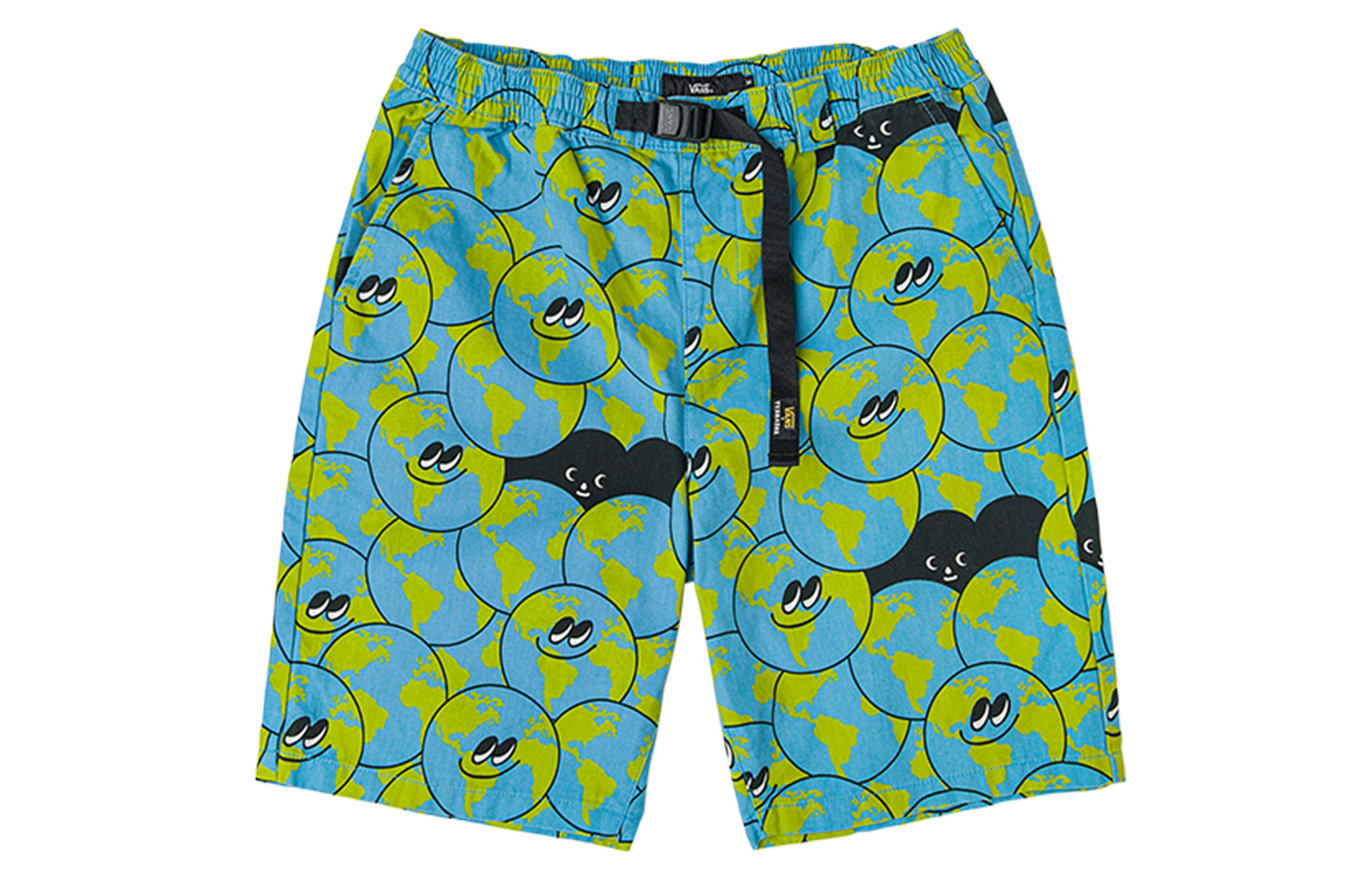 Vans X TYAKASHA Casual Shorts Men s Ocean Green Moderate VN0A5H79YBA L