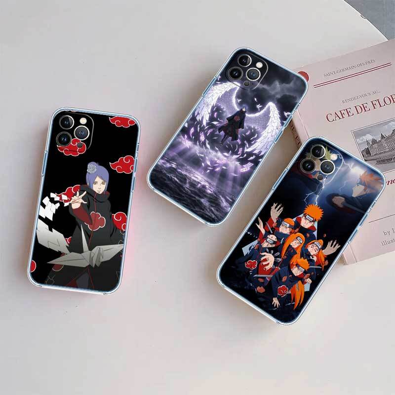 Anime Naruto Akatsuki Phone Case for Motorola G14 G15 G24 G30 G31 G32 G34 G41 G42 G51 G52 G50 G60S G60 G62 G72 G71 G73 G84 G85 G200 E32