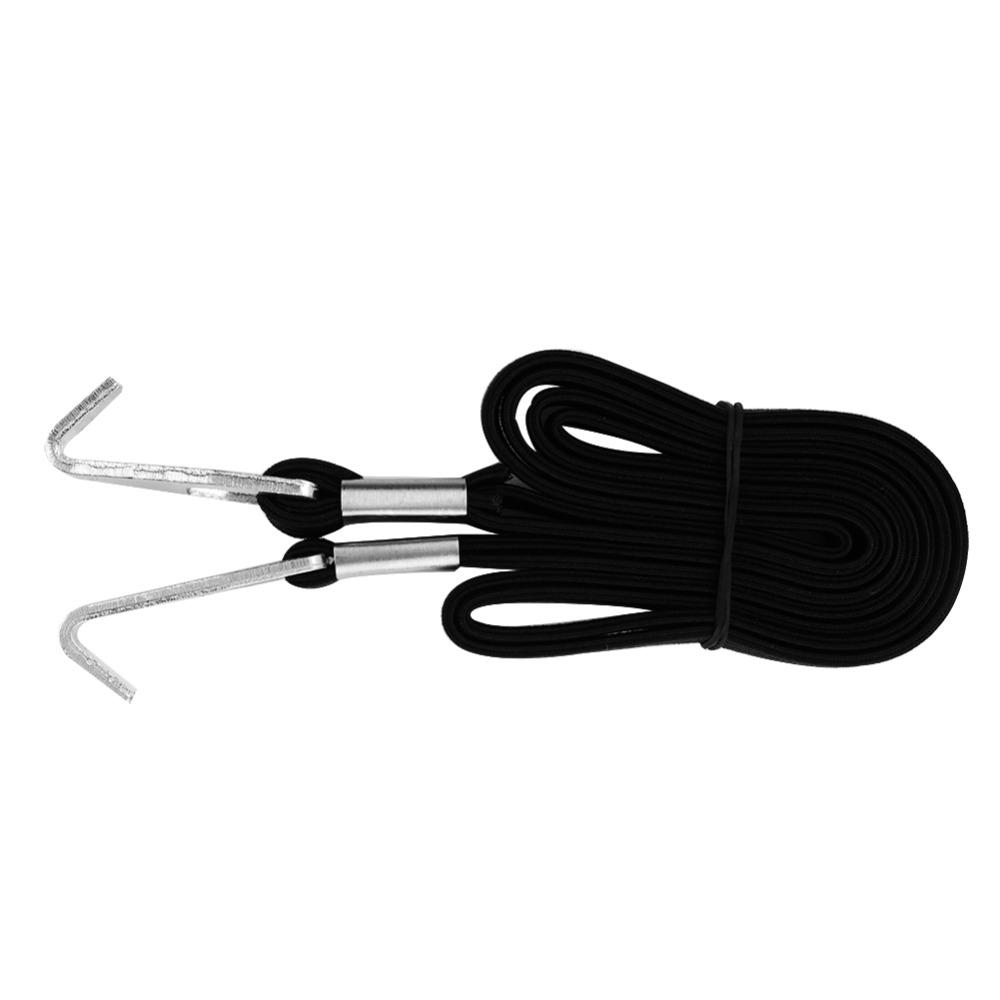 Strong Elastic Luggage Strap Rubber Band Heavy Duty Bike Luggage Rope with Aluminum Alloy Hooks Portable Bike Luggage Strap