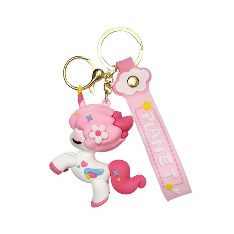 Cute And Whimsical Unicorn Key Chain Perfect For Gifting Decorations And