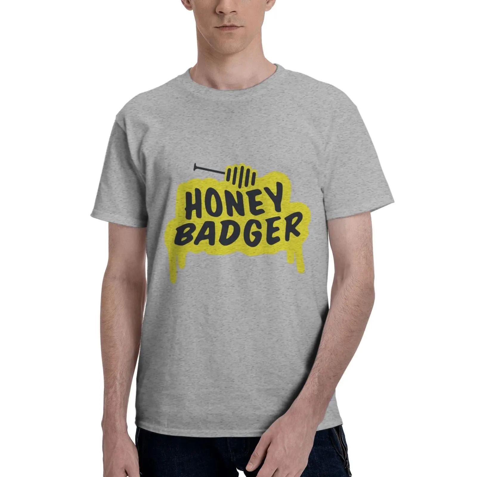 

Honey Badger мужские футболки Homme футболка уличная одежда хлопок повседневные футболки Four Seasons мужская одежда аниме одежда 3XL