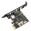 PC Remote Switch Card Remote Control Temperature Detection Fan Speed Support 2.4G PCIE 1X Interface