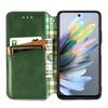For Motorola Moto G15 4G Case Rhombus Imprint PU Leather Wallet Phone Cover