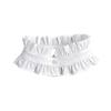 Stand Collar Ruffled Detachable Collar Polyester Decorative Neck Ruff  For Women