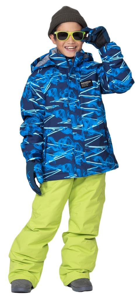 [Onyon] Lyžařské oblečení RES77003 Dětská kombinéza BLU×LIM 140