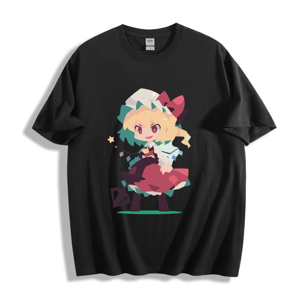 Touhou Project Flandre Scarlet T-Shirt - Geometric Vampire Design Unisex Tee Unisex T-Shirt S