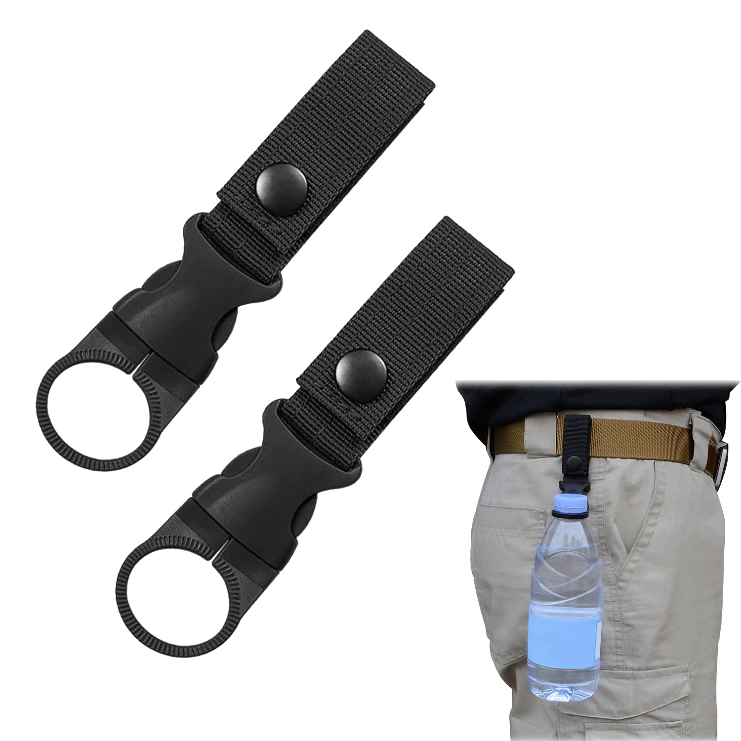 RICISUNG 2 Pack Plastic Bottle Holder Bottle Holder with Portable