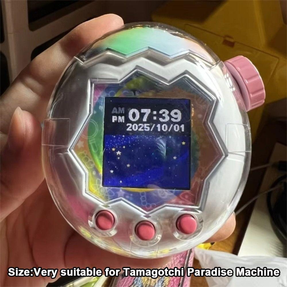 For Tamagotchi Paradise Hard Acrylic Protective Cover With A Random Rotating Case for Electronic Pets Game Machine Not Included