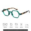 New Anti Blue Light Glasses Female Classic Retro Small Frames Eyeglasses Women Polygon Pure Color Rivet Eyewear Frame