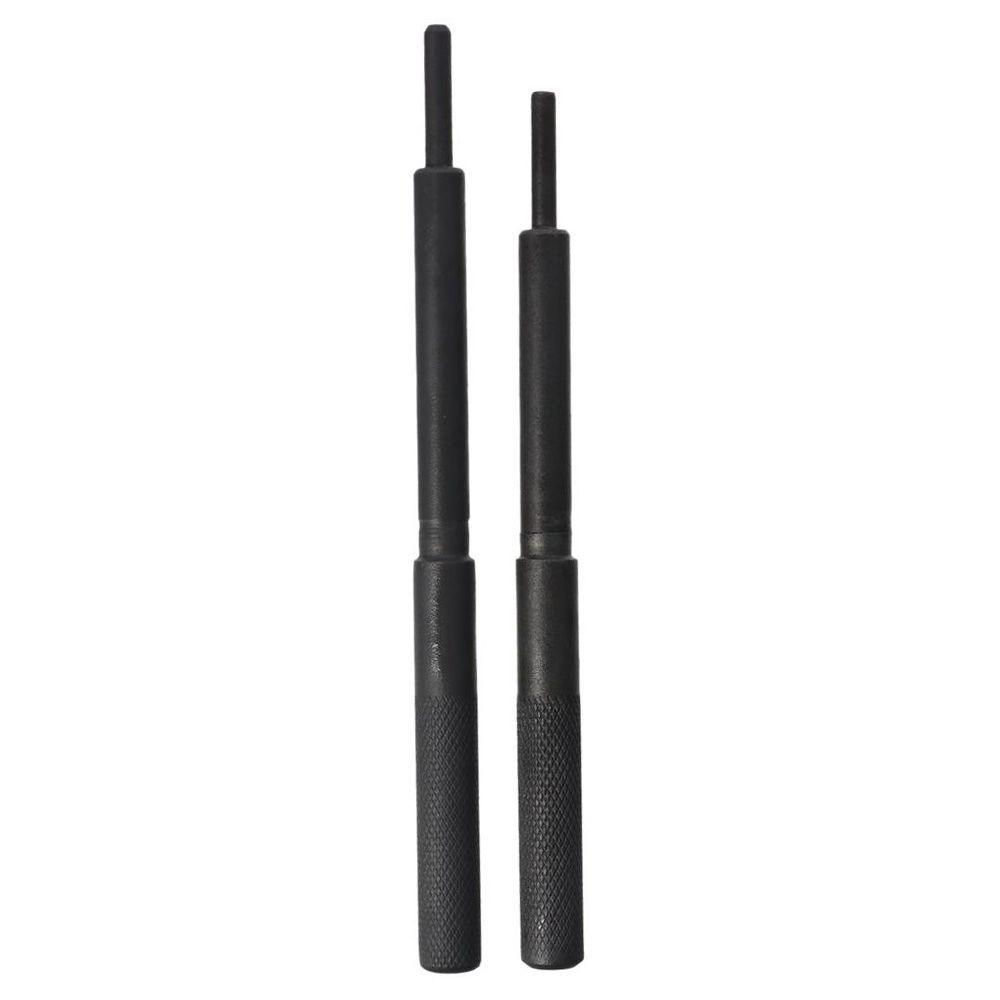 2 Pcs Dia: 5mm and 5.5mm Engine Valve Guide Tool Metal Dark Gray Grinding Stick Lapping Tool